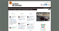 Desktop Screenshot of controldetransito.com.ar