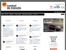 Tablet Screenshot of controldetransito.com.ar